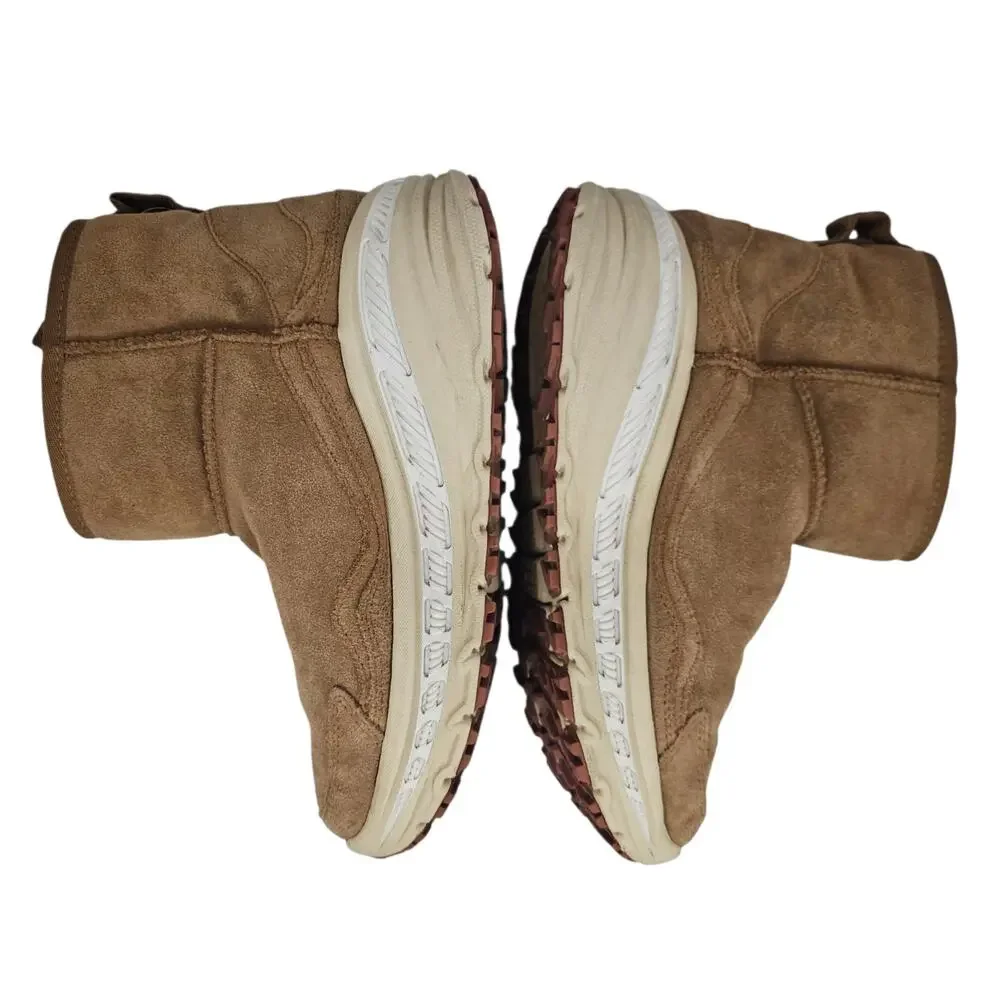 UGG Boots Mens Size 8 Tan CA805 Classic Weather Suede Waterproof Snow Unisex